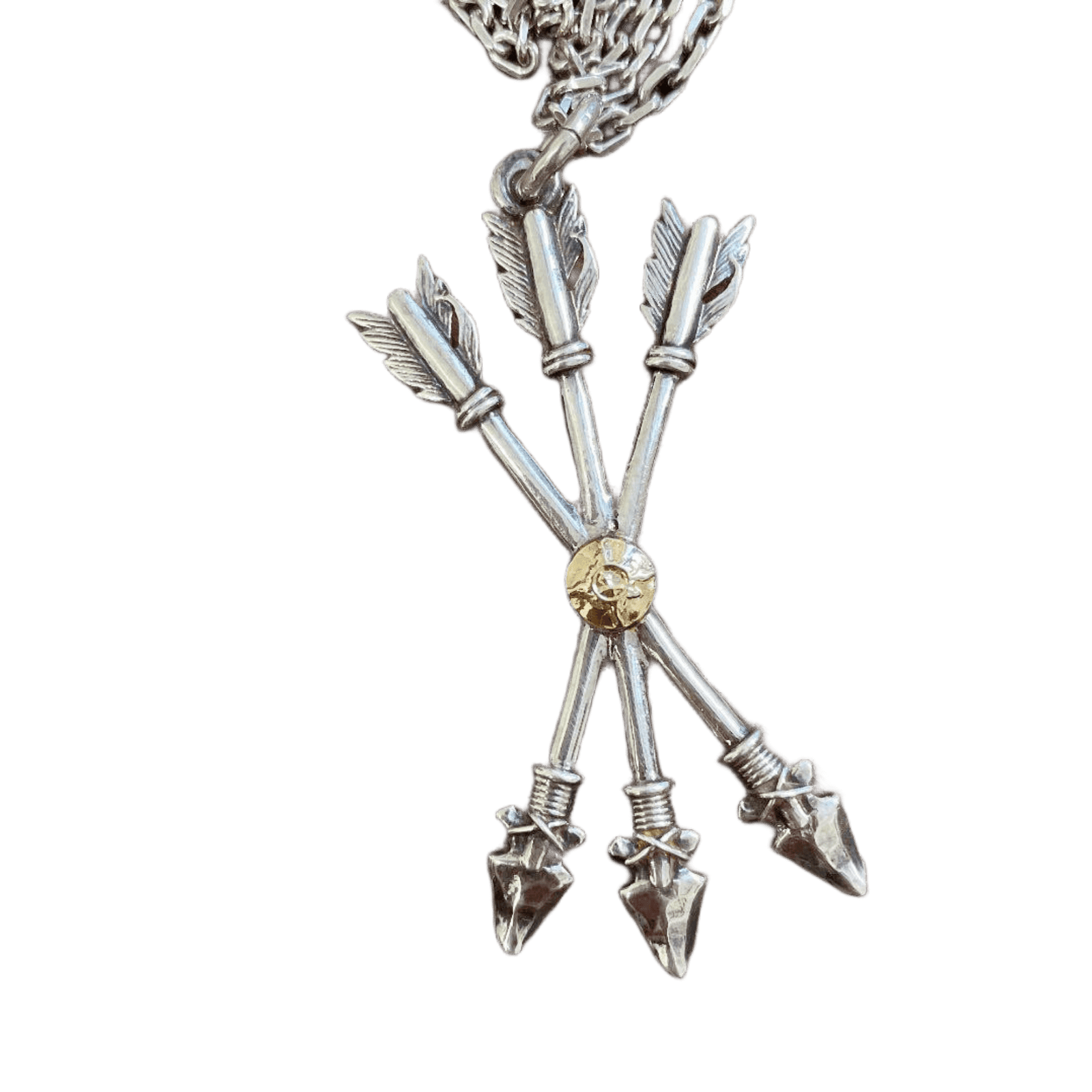 First Arrow's Triple Arrow with K18 Pendant