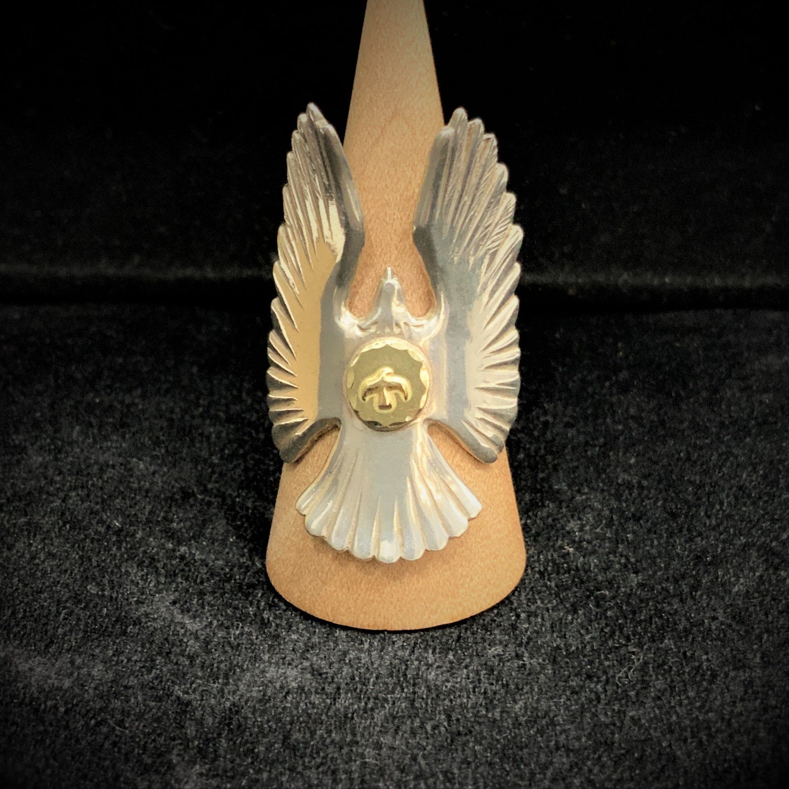 Eagle Ring with 18K Gold | Goros Authorized Dealer