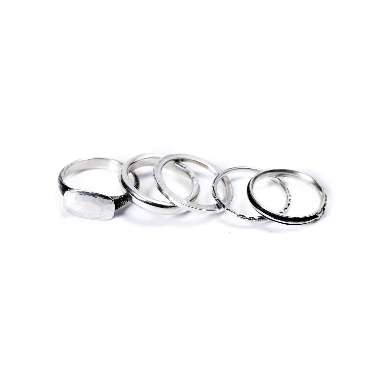 Werkstatt München 5 Ring Combination Antique Shape