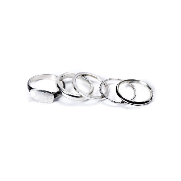 Werkstatt München 5 Ring Combination Antique Shape - Native