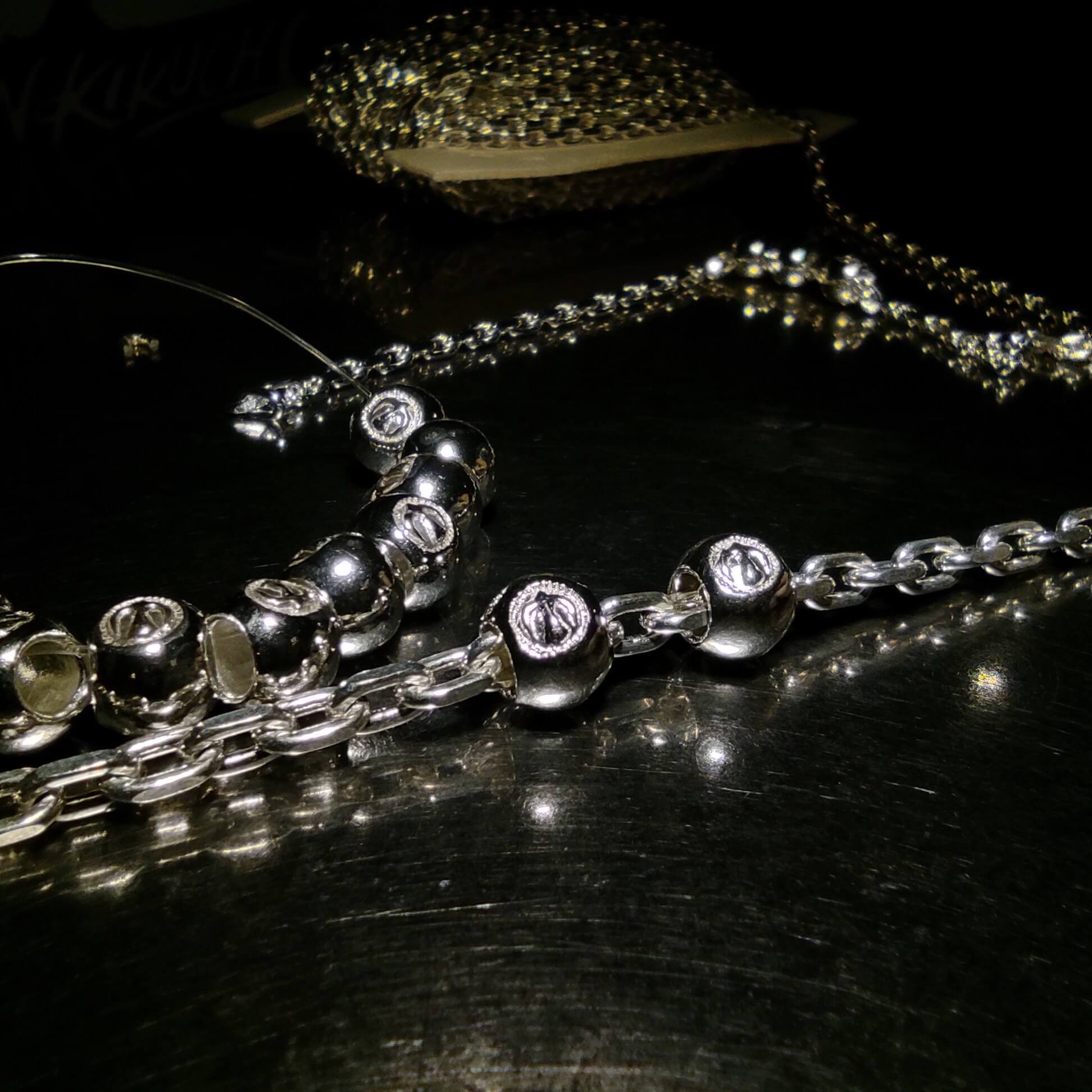 Ken Kikuchi Silver Beads