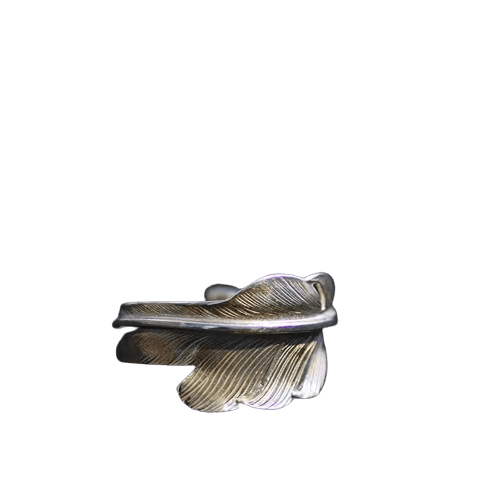 Larry Smith Wind Cut Feather Ring