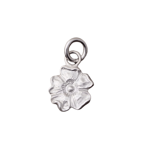 Larry Smith Silver Rose Pendant