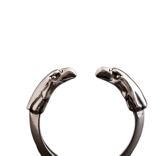 Larry Smith Double Eagle Head Ring - Native Feather | 日本の Larry Smith Double Eagle Head Ring - Native Feather | 日本の