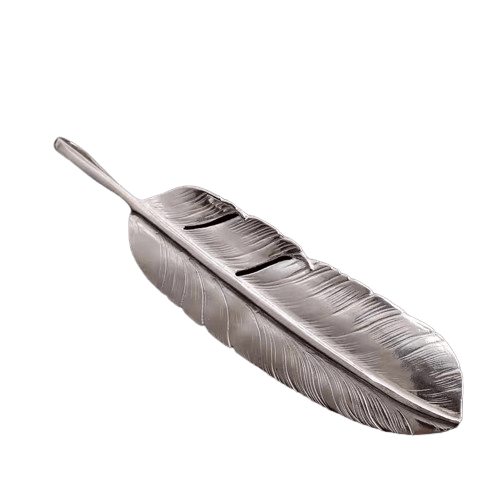 Larry Smith Goro Style Plain Feather Pendant - Native