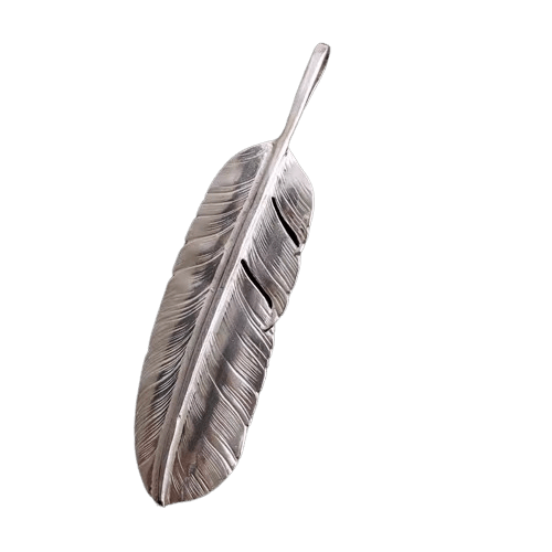 Larry Smith Goro Style Plain Feather Pendant