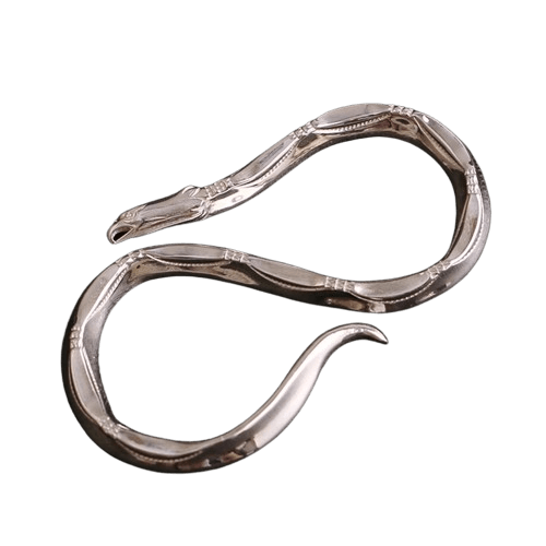 Larry Smith Silver Eagle Head Keychain