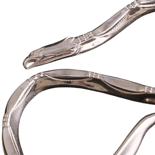 Larry Smith Silver Eagle Head Keychain