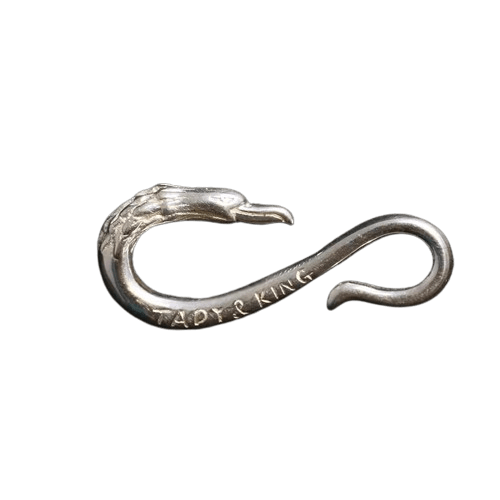 Tady King Goro Style Eagle Head Hook Keyring - Native Feather