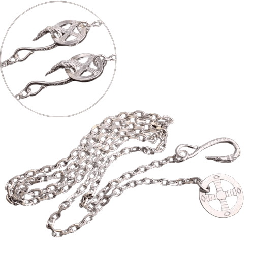 Tady King Eagle Hook Cross Wheel Chain - Native Feather | 日本の Tady King Eagle Hook Cross Wheel Chain - Native Feather | 日本の