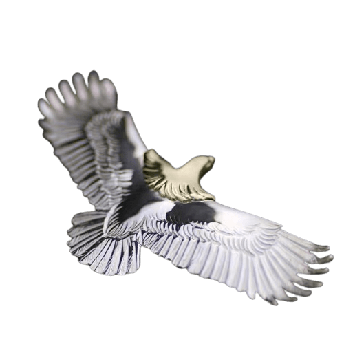 Tady King Copper Head Silver Eagle Pendant