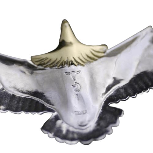 Tady King Copper Head Silver Eagle Pendant