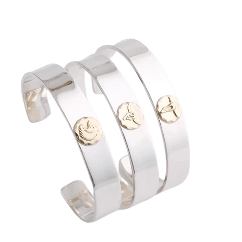 Tady King Stamped Bangle - Native Feather | 日本のGoro's専門店 Tady King Stamped Bangle - Native Feather | 日本のGoro's専門店