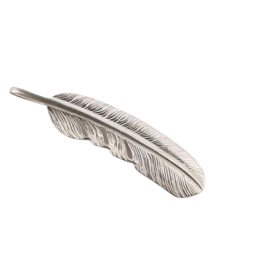 Tady King Silver Feather Pendant - Native Feather | 日本のGoro's専門店 Tady King Silver Feather Pendant - Native Feather | 日本のGoro's専門店