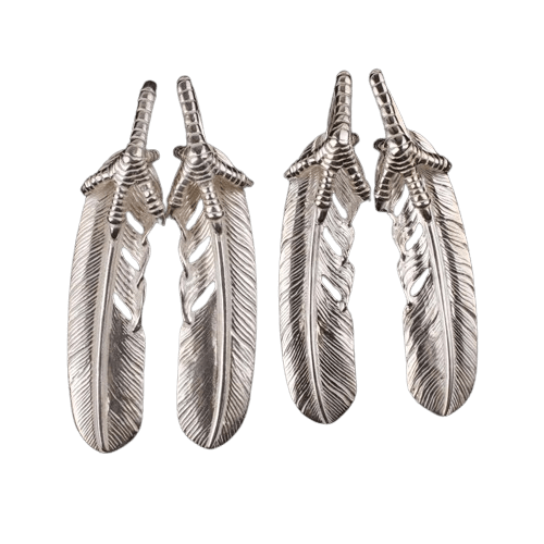 Tady King Silver Claw Feather Pendant - Native Feather | 日本の Tady King Silver Claw Feather Pendant - Native Feather | 日本の