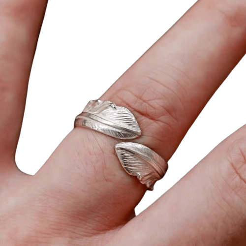 Tady King Double Feather Tail Ring