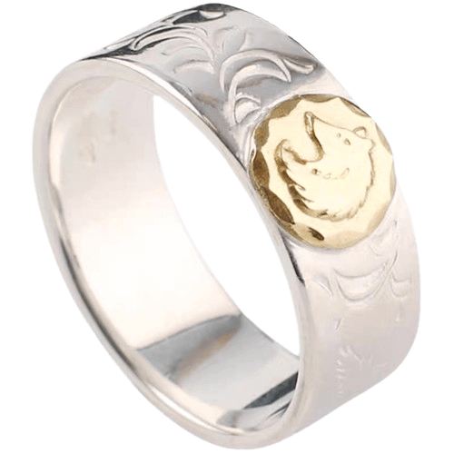 Tady King Wolf Head Ring