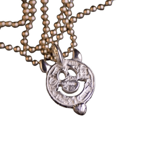 BWL Graffiti Happy Face with Horns and Beard Charm