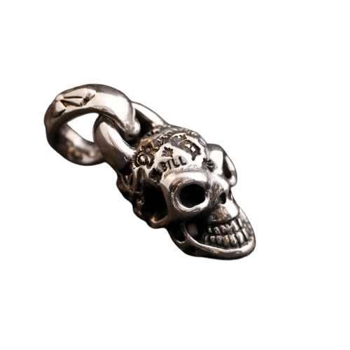 BWL Graffiti Skull Pendant