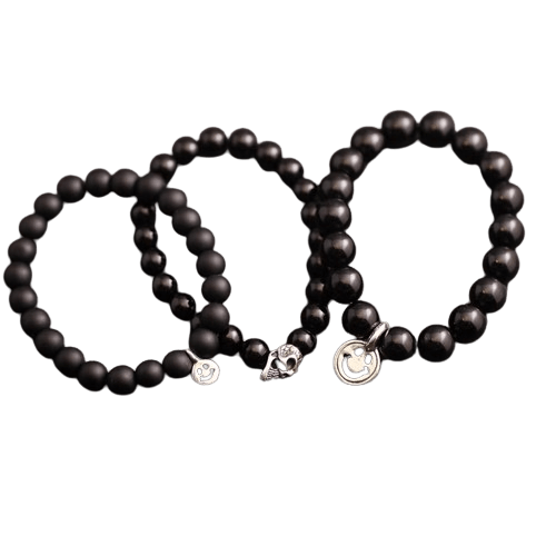 BWL Obsidian Beaded Bracelet
