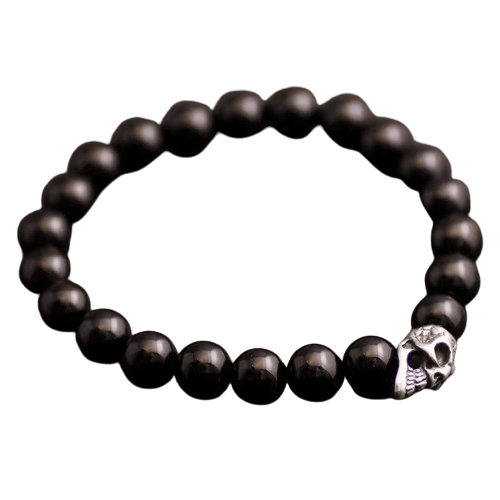 BWL Obsidian Beaded Bracelet