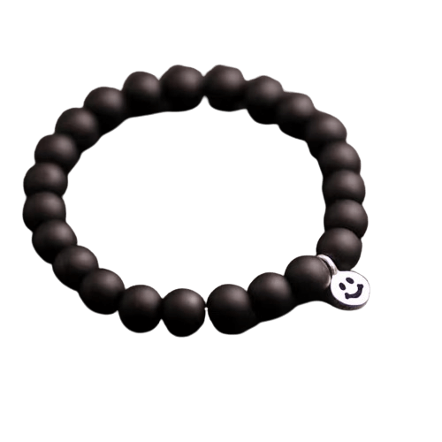 BWL Obsidian Beaded Bracelet