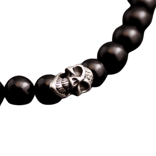 BWL Obsidian Beaded Bracelet