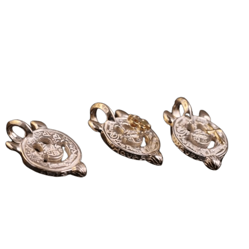 BWL Devil Happy Face with Gold Stone Charm