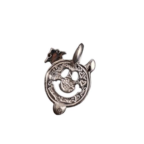 BWL Graffiti Crowned Devil Happy Face Charm - Native Feather 