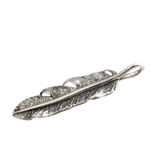 BWL Graffiti Feather Pendant
