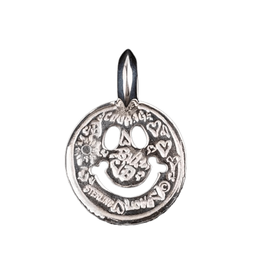 BWL Graffiti Happy Face Charm with Ruby