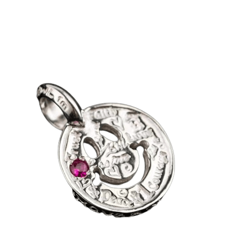 アクセサリー BWL GRAFFITY HAPPY FACE BWL Graffiti Happy Face Charm with Ruby - Native Feather | 日本の