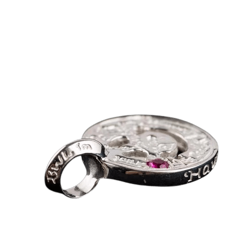 BWL Graffiti Happy Face Charm with Ruby