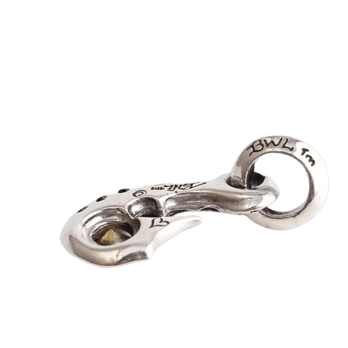 BWL Fish Hook with Gemstone Pendant