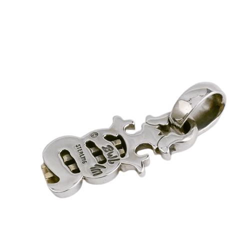 BWL Dollar Sign with 18K Gold Bars Pendant