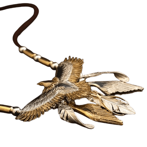 Horizon Blue Medium Eagle Pendant