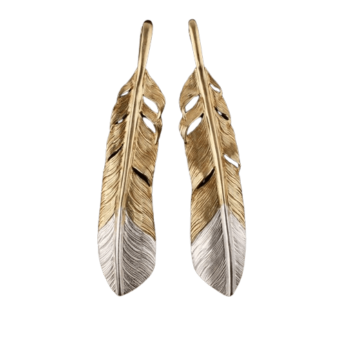 ホリゾンブルー 7cm18k point feather Horizon Blue Twist Feather ホリゾンブルー 7cm18k point feather Horizon Blue Twist Feather