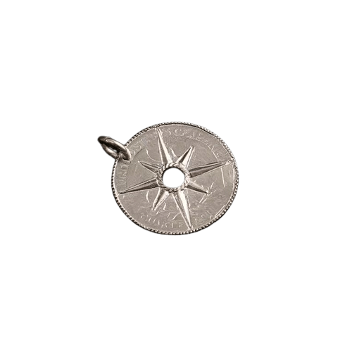 Horizon Blue Crest Coin Pendant