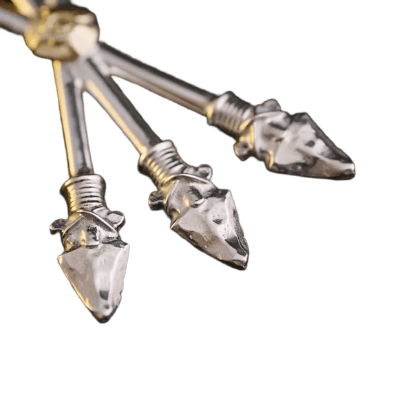 I AM HERE NOW ペンダント First Arrow's Triple Arrow with K18 Pendant - Native Feather