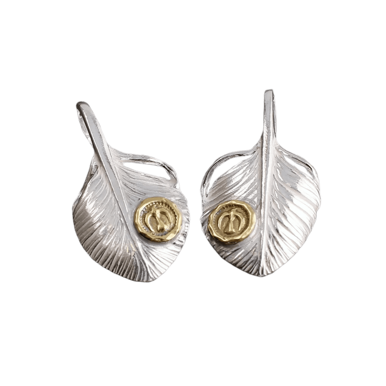 Ken Kikuchi Small K24 Point Silver Feather Pendant F-35/F-36 Ken Kikuchi Small K24 Point Silver Feather Pendant F-35/F-36