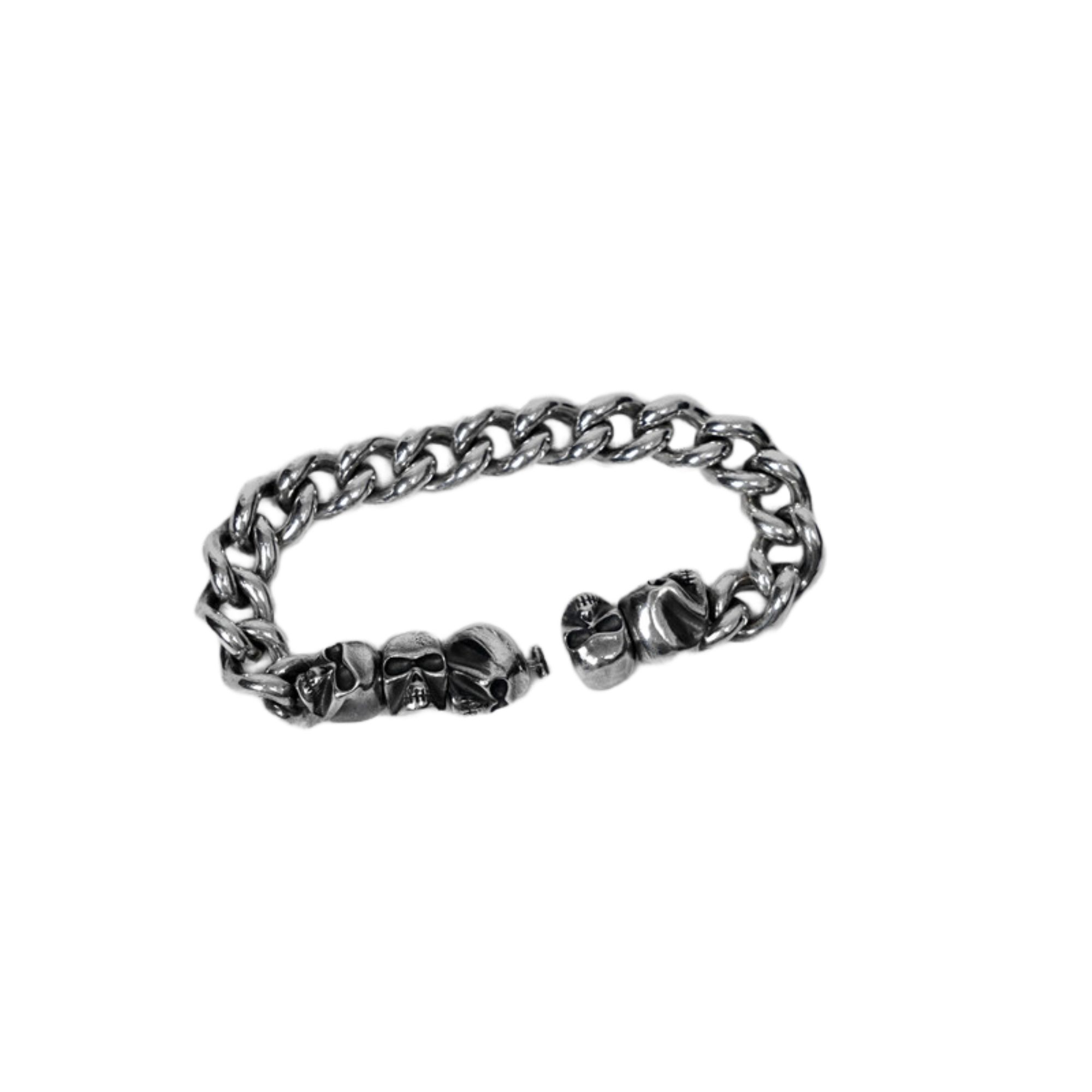 Werkstatt München Skull Chain Bracelet - Native Feather | 日本の Werkstatt München Skull Chain Bracelet - Native Feather | 日本の