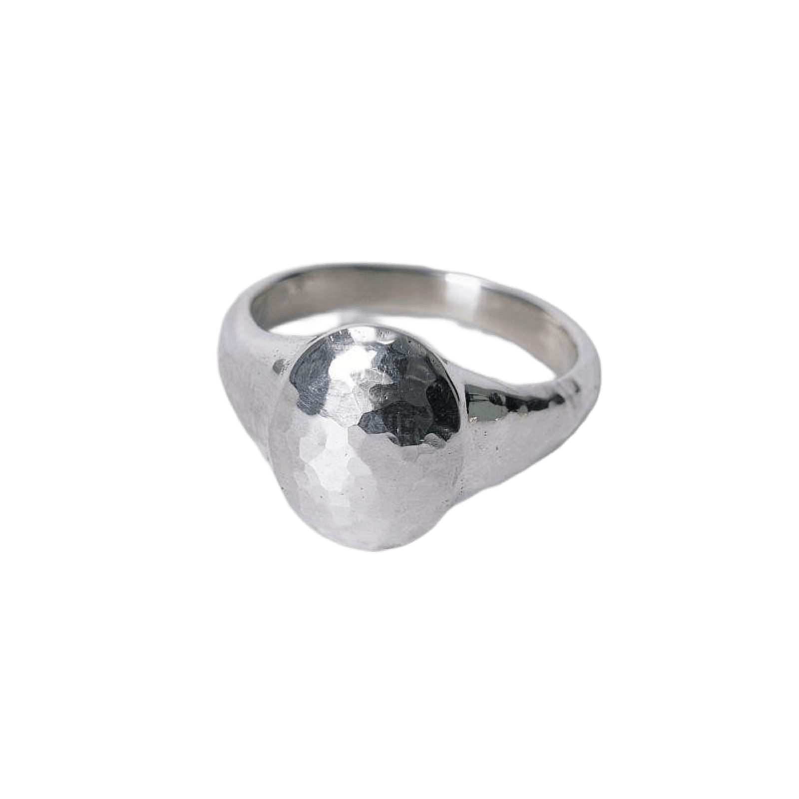 Werkstatt München Signet Ring Oval Hammered