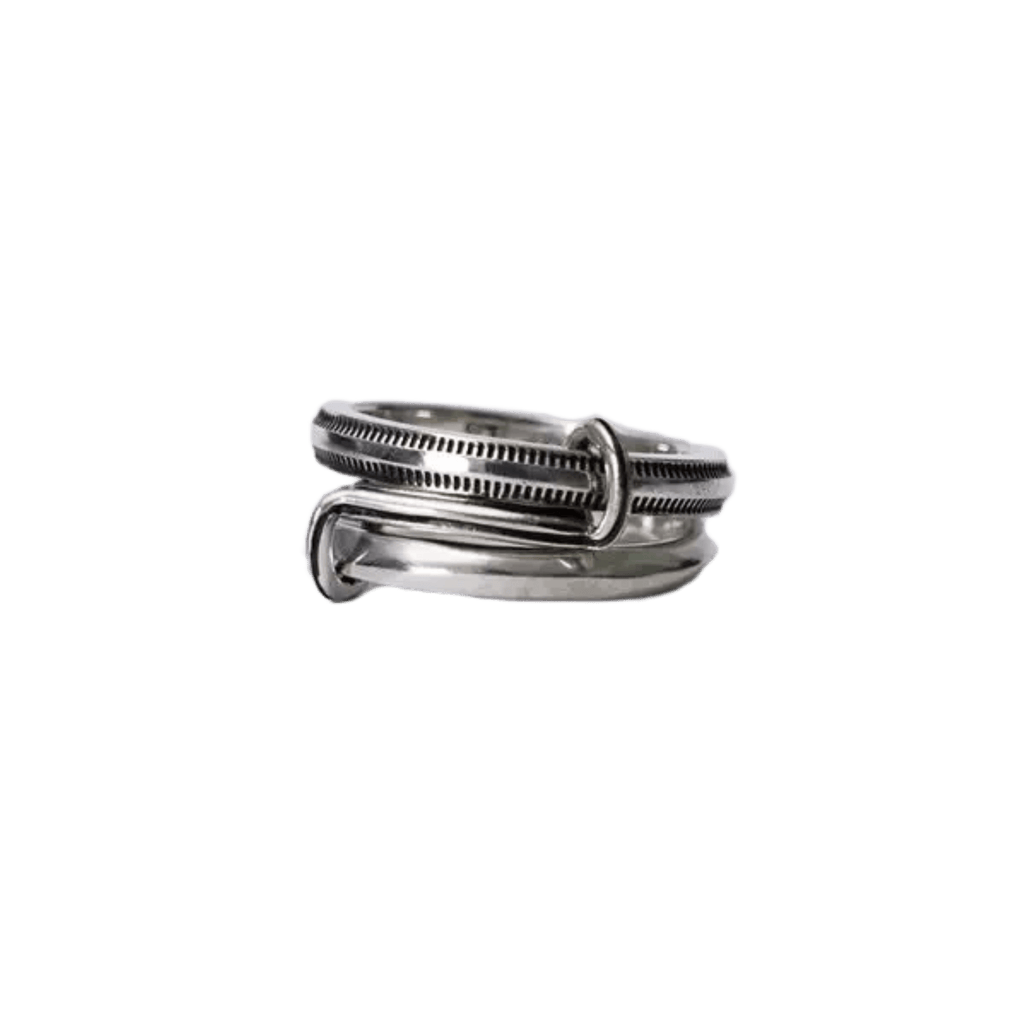 Werkstatt München Long Link Connected Ring - Native Feather | 日本