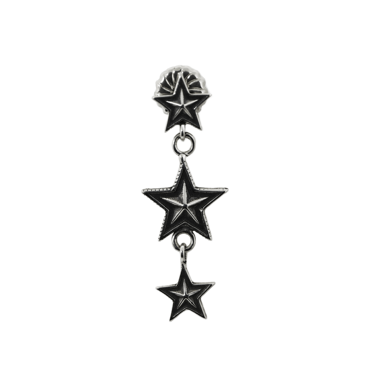 Cody Sanderson Large Star Stud Pierced Earring - Native Feather Cody Sanderson Large Star Stud Pierced Earring - Native Feather