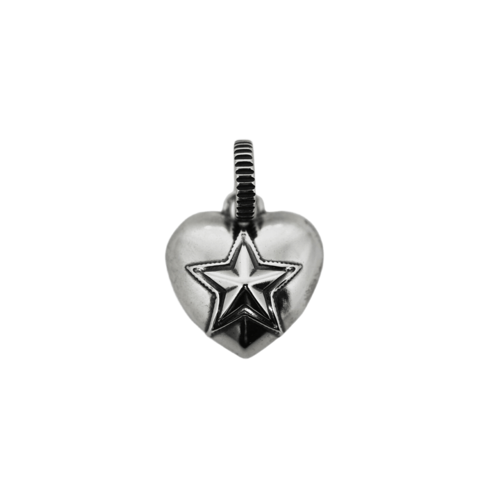 Cody Sanderson Heart and Sheriff Star Pendant - Native Feather 