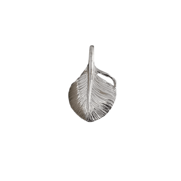 Ken Kikuchi Small Silver Feather Pendant F-35/F-36