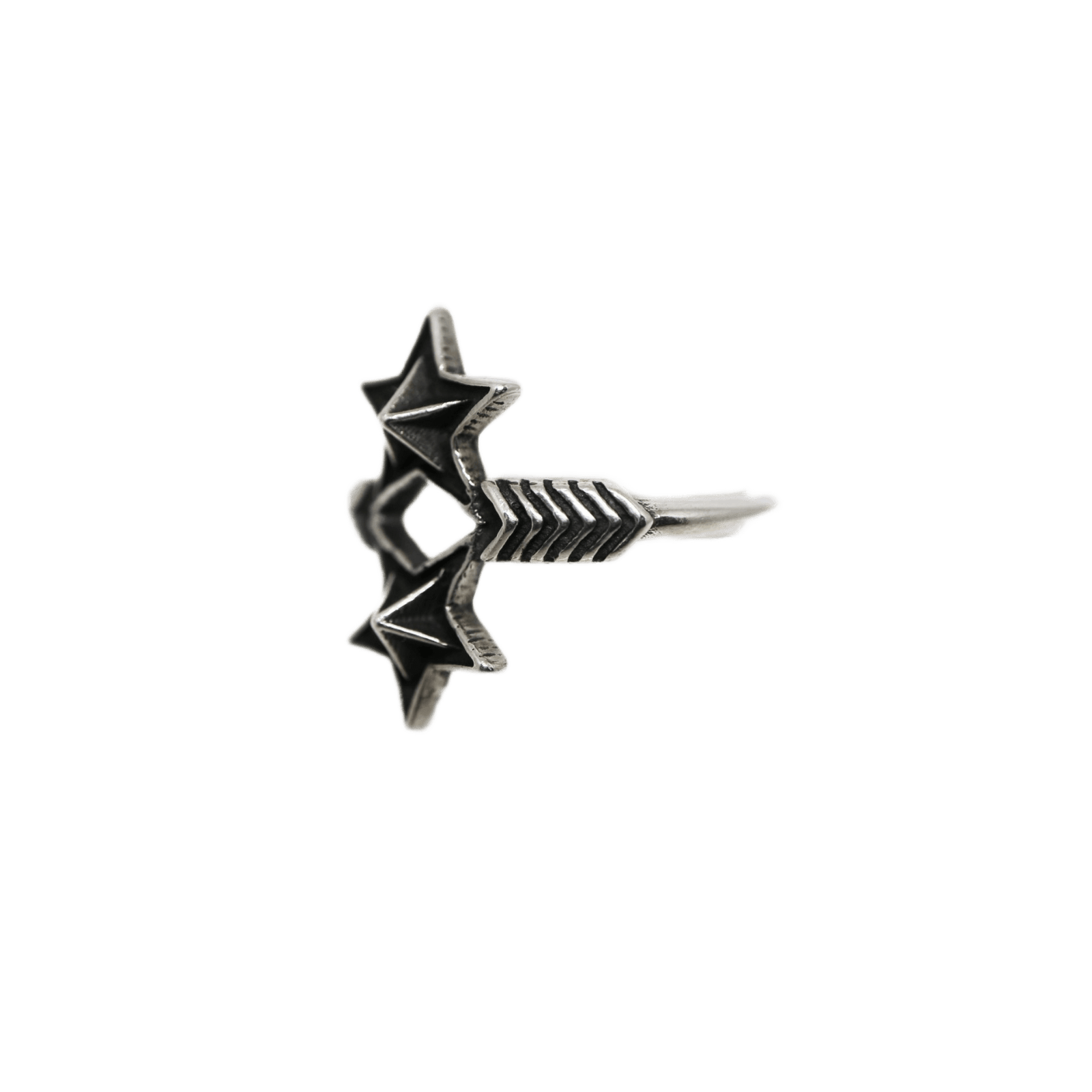 Cody Sanderson Double Arrow Double Small Star Ring - Native Cody Sanderson Double Arrow Double Small Star Ring - Native
