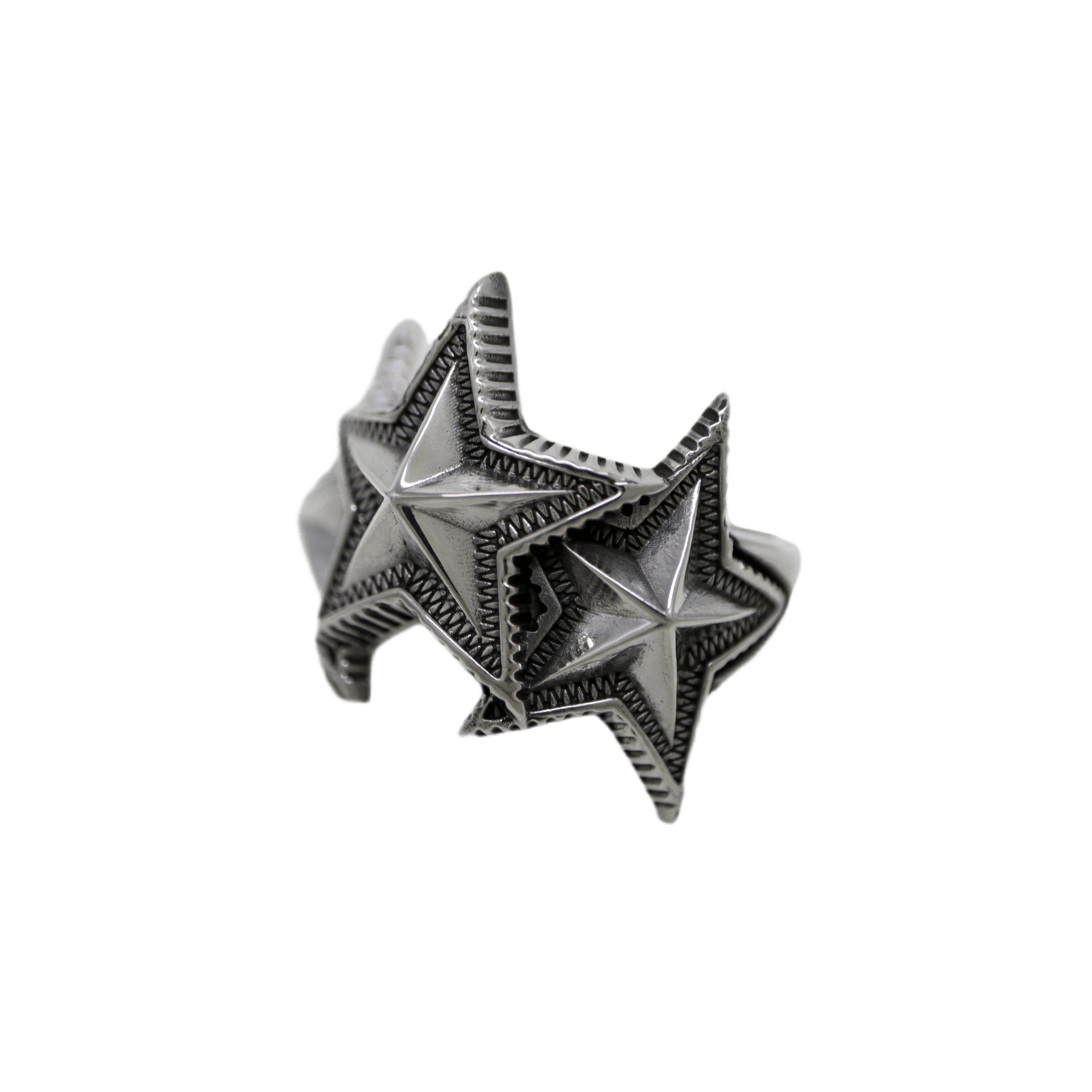 アクセサリー CODY SANDERSON C1-03-007 4RoundWireCuff Cody Sanderson 3 Interlocking Star Ring - 2 - Native Feather