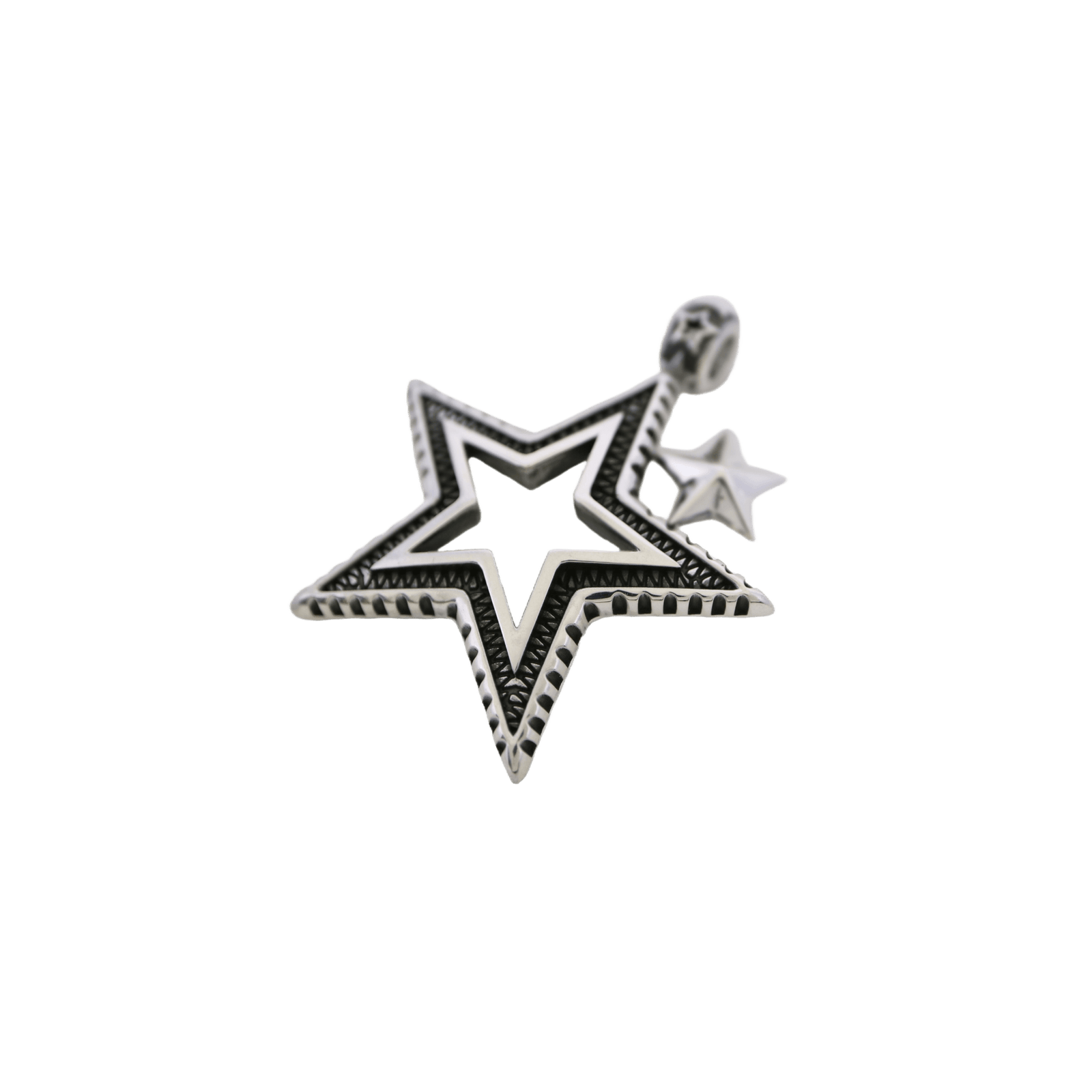 Cody Sanderson Cutout Star Squared Pendant - Native Feather Cody Sanderson Cutout Star Squared Pendant - Native Feather