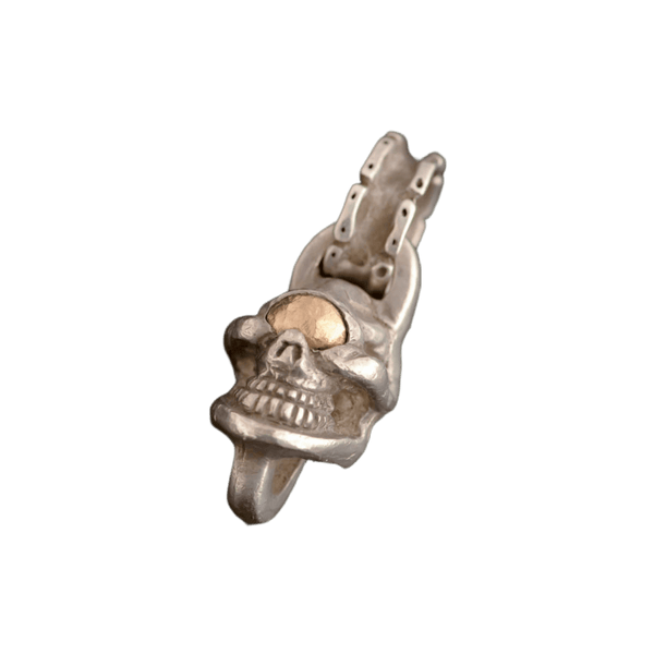 アクセサリー Stop Light Co.k18 Gold eye Custom SKULL Stop Light Co.k18 Gold eye Custom SKULL - メルカリ